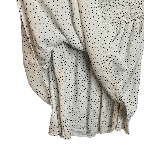 Rails Angelina Dress in Black Mini Stars Print w/ Smocked Waist Size XS - Picture 6 of 9